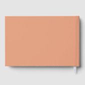 Retro Groovy Bold Typografie Kleurrijke 70's bruil Gastenboek (Achterkant)