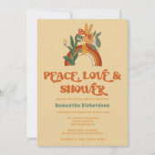 Retro Groovy Bridal Shower Kaart (Voorkant)