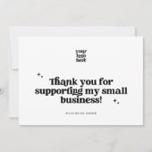 Retro Groovy Business Bedankt QR-code (Voorkant)