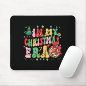 Retro Groovy Christmas In My Christmas Era Xmas  Muismat (Met muis)