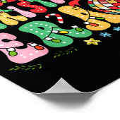 Retro Groovy Christmas In My Christmas Era Xmas  Poster (Hoek)