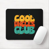 Retro Groovy Cool Uncles Club Funny New Uncle  Muismat (Met muis)