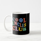 Retro Groovy Cool Uncles Club Smile Face Funny New Koffiemok (Links)