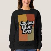 Retro Groovy Coolste Moeder Ooit Trui (Voorkant)