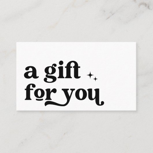 Retro Groovy Coupon Discount Kaart (Voorkant)