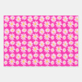 Retro Groovy Daisies Spring Daisy Pattern Colorful Inpakpapier Vel (Voorkant)