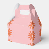 Retro Groovy Daisy Quinceanera Bedankdoosjes (Achterkant)