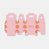 Retro Groovy Daisy Quinceanera Bedankdoosjes (Uitgevouwen)