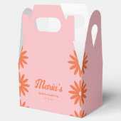 Retro Groovy Daisy Quinceanera Bedankdoosjes (Geopend)