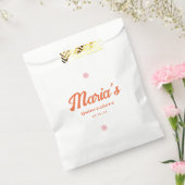 Retro Groovy Daisy Quinceanera Bedankzakje (Gezegeld)