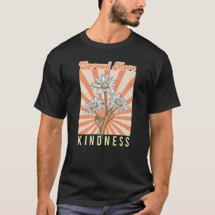 Retro Groovy Daisy verspreidde zich meer uitgespro T-shirt