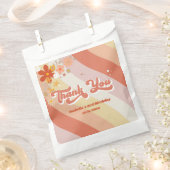 Retro Groovy Dank je wel voor de pleister. Bedankzakje (Geknipt)