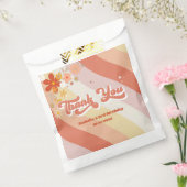 Retro Groovy Dank je wel voor de pleister. Bedankzakje (Gezegeld)