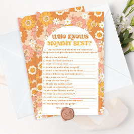 Retro groovy die het beste spel voor mama kent