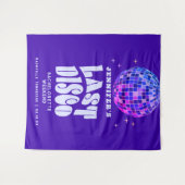 Retro Groovy Disco Afscheid Weekend Welkom Wandkleed (Voorkant (horizontaal))