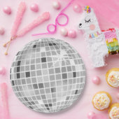 Retro GROOVY Disco Bal Bruidsdouche Papieren Bordje (Feest)