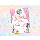 Retro Groovy Disco Birthday Weekend Kaart