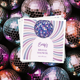 Retro Groovy Disco Bruidsfeest Servet