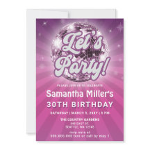 Retro Groovy Disco Party Foto Birthday