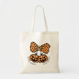 Retro Groovy: "Dit is het seizoen om spookachtig t Tote Bag