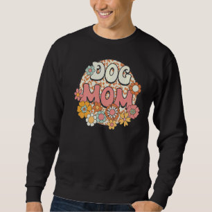 Retro Groovy Dog mama Daisy Hippie Fur Mam Dog Trui