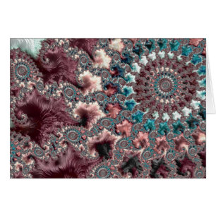 Retro Groovy Eclectische Boheemse Spiraal Fractal