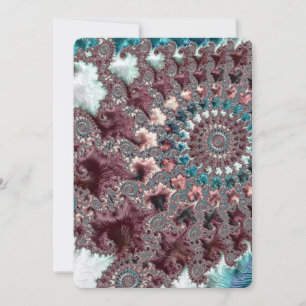 Retro Groovy Eclectische Boheemse Spiraal Fractal