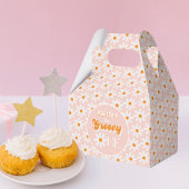 Retro Groovy Een Meisjes 1e Verjaardag Bedankdoosjes