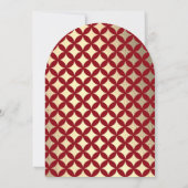 Retro Groovy Favoriete dingen Vakantie Feest Kaart (Achterkant)