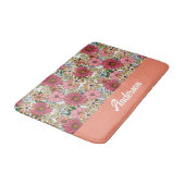 Retro Groovy Floral Daisy Boho Badmat (Gekanteld)