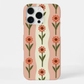 Retro Groovy Floral Phone Case iPhone Hoesje (Achterkant)