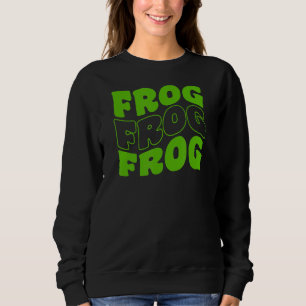 Retro Groovy Frog Animals 1 Trui