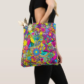 Retro Groovy FUN 60's Sixties Funky Tote Bag (Dichtbij)