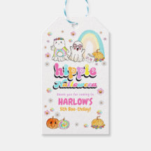 Retro Groovy Ghost Hippie Halloween Verjaardag