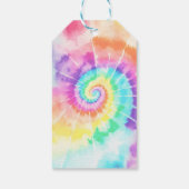 Retro Groovy Ghost Hippie Halloween Verjaardag Cadeaulabel (Achterkant)