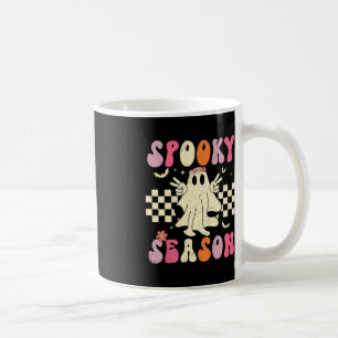 Retro Groovy Ghost Spooky Season Ghost Boo Hallowe Koffiemok