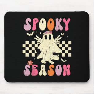 Retro Groovy Ghost Spooky Season Ghost Boo Hallowe Muismat