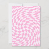 Retro Groovy glimlacht kleurrijke verjaardagsuitno Kaart (Achterkant)