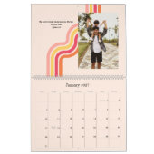 Retro Groovy Golven Bijbelvers 12 Fotogalerij Kalender (Jan 2027)