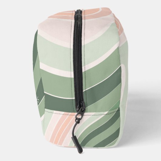 Retro Groovy golvend patroon Toilettasje (Rechts)