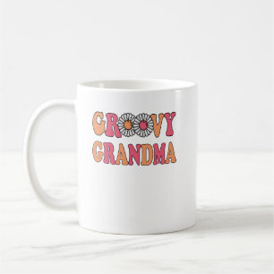 Retro Groovy Grandma Matching Family Koffiemok