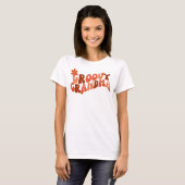 Retro Groovy Grandma Shirt, Groovy Grandmoeder T-shirt (Voorkant volledig)