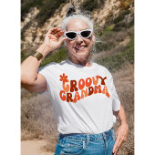 Retro Groovy Grandma Shirt, Groovy Grandmoeder T-shirt