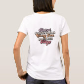 Retro groovy Grappig sarcastisch T-shirt (Achterkant)