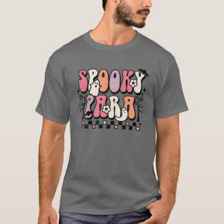 Retro Groovy Griezelige Grappige Halloween Kostuum T-shirt