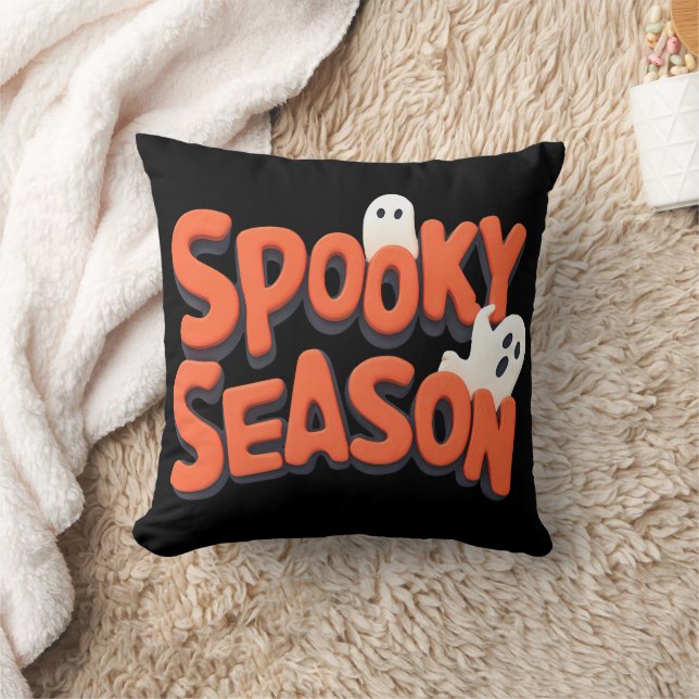 Retro Groovy Griezelige Seizoen  Kussen (Deken)