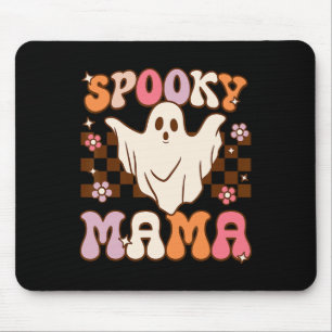 Retro Groovy Halloween Ghost Spooky Mama Kostuum Muismat