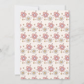 Retro Groovy Halloween Little Boo Baby shower Kaart (Achterkant)