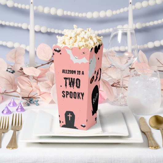 Retro Groovy Halloween spooky een eerste verjaarda Bedankdoosjes (Huwelijk)