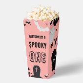 Retro Groovy Halloween spooky een eerste verjaarda Bedankdoosjes (Popped)